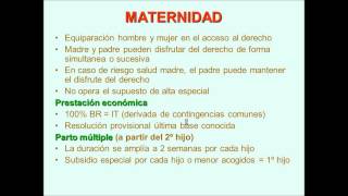 umh1909 201213 Lec004 Subsidio por Maternidad 13 [upl. by Neleb946]