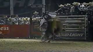 Cody Sundby vs Justin’s Pet  03 PBR Cheyenne 89 pts [upl. by Tanitansy536]