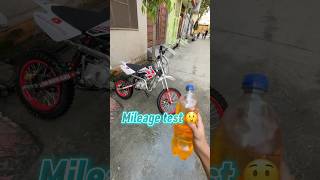 Dirt  Bike ka mileage Test Kara shorts minivlog dirtbike [upl. by Brey]