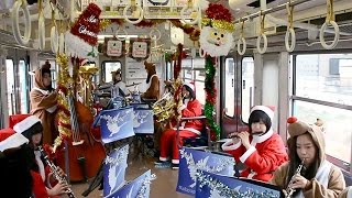 電車に響くクリスマスの調べ ＪＲ和歌山線 [upl. by Hirai]