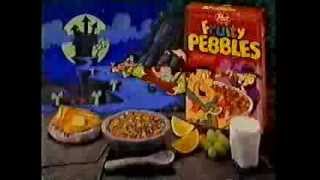 Flintstones quotFruity Pebblesquot Halloween Commercial [upl. by Yelserp]