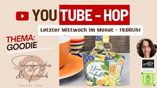 StampinUp Stempelparadies amp Friends YouTubeHop März  Thema Goodie Grüße vom Mittelmeer [upl. by Sitnerp160]