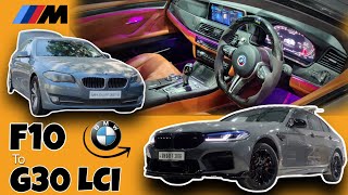 BMW 5 Series 2012 F10 to 2024 G30 M5 Conversion  Custom Interior Exterior Performance Upgrades [upl. by Nevear730]