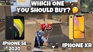 IPHONE SE 2020 VS IPHONE XR  DETAILED REVIEW VIDEO  WHICH ONE YOU SHOULD BUY FOR PUBG [upl. by Evot441]