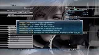 Final Fantasy XIII  Hauteclaire Upgrade Durandal Weapon Full Level Improved [upl. by Aineles]