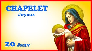 CHAPELET 🙏 Samedi 20 Janvier  Mystères Joyeux [upl. by Seroled]