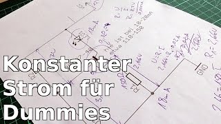 Eine Konstantstromquelle mit Zenerdiode und Merkbefreiung [upl. by Avra]