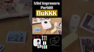 ⭐ MINI IMPRESORA PORTATIL para Móvil GUKKK ✅ Impresora Fotográfica Bluetooth  2023 【 Térmica 】 [upl. by Supple512]