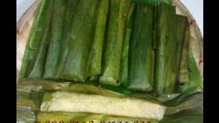 Cassava Suman Recipe  Cassava Wrapped in Banana Leaves [upl. by Ihculo94]