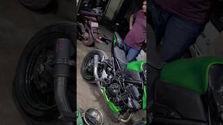 Ixil exhaust in z900 🤯📢 z900kawasaki [upl. by Salkin]