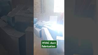 HVAC duct fabrication [upl. by Nnaeirrac136]