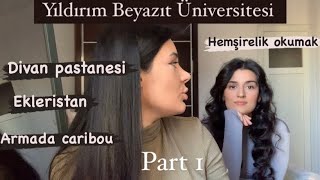 Yıldırım Beyazıt üniversitesi Esenboğa yerleşkesi hemşirelik okumak Ankara da öğrencilik ankara [upl. by Shoifet91]