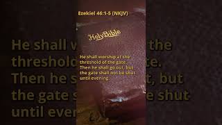 Ezekiel 4615 NKJV [upl. by Ulani]