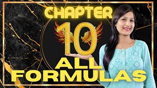 All Formulas Learn Ch 10 Class 12 Maths in One Shot [upl. by Ellohcin]