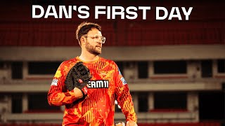 Head coach Daniel Vettoris first day  Sunrisers Hyderabad [upl. by Noakes38]