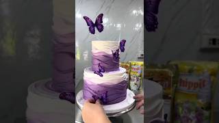 Butterfly 🦋 cake shorts trending cake viral youtube baking [upl. by Nirre969]