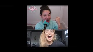 GFlips Hilarious Reaction To Harry Styles Watermelon Sugar Video  Ash London Live [upl. by Ennaeed]