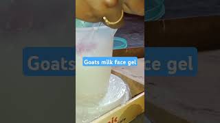 Goats milk face gel [upl. by Nirtak846]