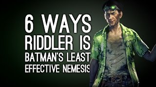 6 Ways the Riddler is Batmans Least Effective Nemesis [upl. by Oiraved908]