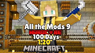 I Survived 100 Days In ALL THE MODS 9 In 120 MINECRAFT In HARDCORE [upl. by Eirrahs437]