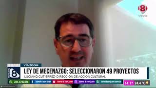 LEY DE MECENAZGO SELECCIONARON 49 PROYECTOS [upl. by Annahpos]