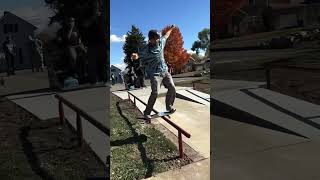 Gnarly Rail Session shorts skateboarding skateohio boardslide feeble skateclips skating sk8 [upl. by Win208]