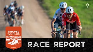 INSIDE THE LEAD GROUP  2024 Gravel Worlds [upl. by Riedel]