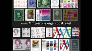 Tekenles Ontwerp je eigen postzegel [upl. by Ruddie]