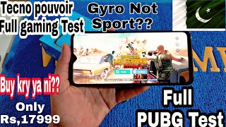 Tecno pouvoir 4 unboxing  Full gaming Test Also Full Pubg review  only Rs17999 [upl. by Garges502]