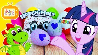 My Little Pony Hatchimals Jajka Kinder Niespodzianki  Filmik Po Polsku Dla Dzieci [upl. by Isidore]