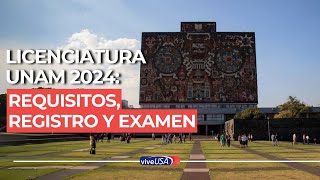 Licenciatura UNAM 2024 requisitos registro y examen [upl. by Yeldud514]