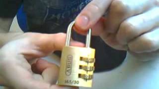 ABUS 16530 Combination Padlock Picked [upl. by Armat]