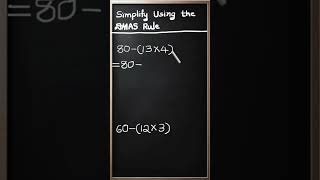 Simplify Using The DMAS Rule [upl. by Jorrie]