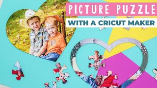 Make a Puzzle Out of a Picture with Your Cricut Maker [upl. by Petronilla]