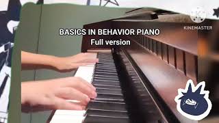 basics in behavior piano full version fpe baldisbasics piano pianocover baldi [upl. by Hurlbut557]