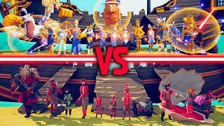 PIRATE TEAM vs CUSTODES TEAM  Totally Accurate Battle Simulator  TABS [upl. by Nomihs]