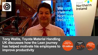 Invest NI Lean Conference 2016  Toyota Material Handling UK  Tony Wallis Commercial Director [upl. by Steddman104]