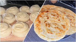 Easy and simple paratha recipe د پراټی جوړولو آسانه طریقه [upl. by Dnalloh291]