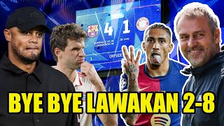 BARCELONA AKHIRI LAWAKAN 28 BAYERN MUNCHEN REAL MADRID EPIC COMEBACK DAN MAN UNITED WKWKWK [upl. by Nahsar]