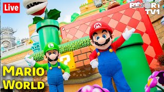 🔴Live Opening Weekend  Super Nintendo World  Universal Studios Hollywood [upl. by Yrogerg]