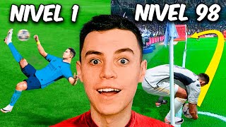 Goles IMPOSIBLES de Ronaldo Nivel 1 a Nivel 100 [upl. by Nael]