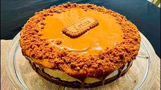 NO BAKE 5 ingredient Biscoff cake UNDER 30 MINUTES  Apni Cravings Ko Satisfy Karne Ke Liye 👩‍🍳 [upl. by Ilam]