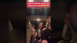 Veja momento que garota da sinal de socorro no Uber 😟😟😟 [upl. by Sarah]