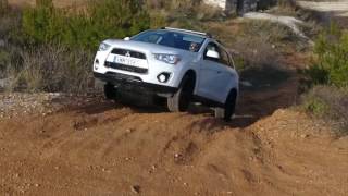 MITSUBISHI ASX OUTLANDER SPORT RVR OFF ROAD TESTS on UNIROYAL RAINSPORT [upl. by Laekim983]