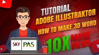 How to make Word 3D by Ai [upl. by Ahsieuqal546]