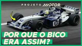 A HISTÃ“RIA DO WILLIAMS FW26 O CARRO DE BICO INUSITADO DA F1 EM 2004 [upl. by Alexandros789]