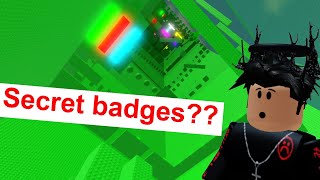 Roblox  Tower of Hell  Easy  All Secret Rooms and Badges [upl. by Ellenwahs]