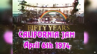 California Jam  FIFTY YEARS  Burn and Mistreated With Deep Purple April 6 1974 [upl. by Nellda]