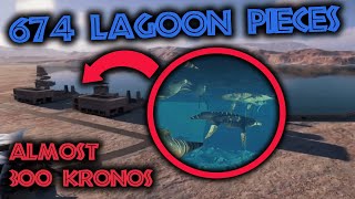 Building the Biggest Possible Lagoon in Jurassic World Evolution 2  Stream Highlights [upl. by Gruver641]