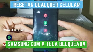 Como Resetar aparelhos Samsung com tela bloqueada  Dica [upl. by Amehr]